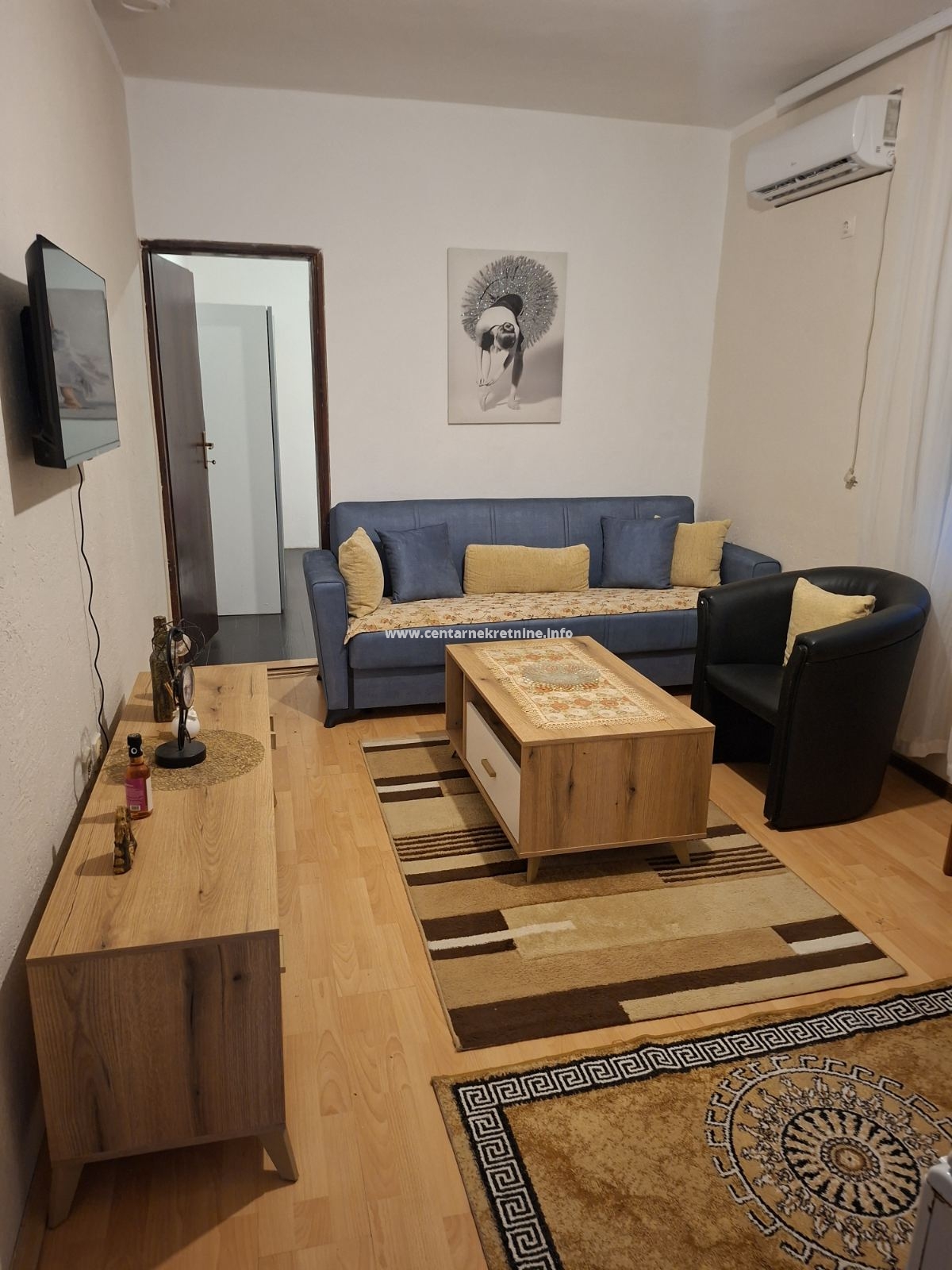 Izdavanje, jednosoban stan u kući 30m2, Stari aerodrom, Podgorica